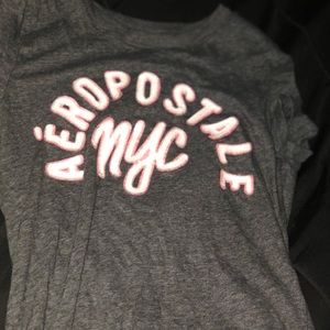 Grey Aeropostale shirt size S